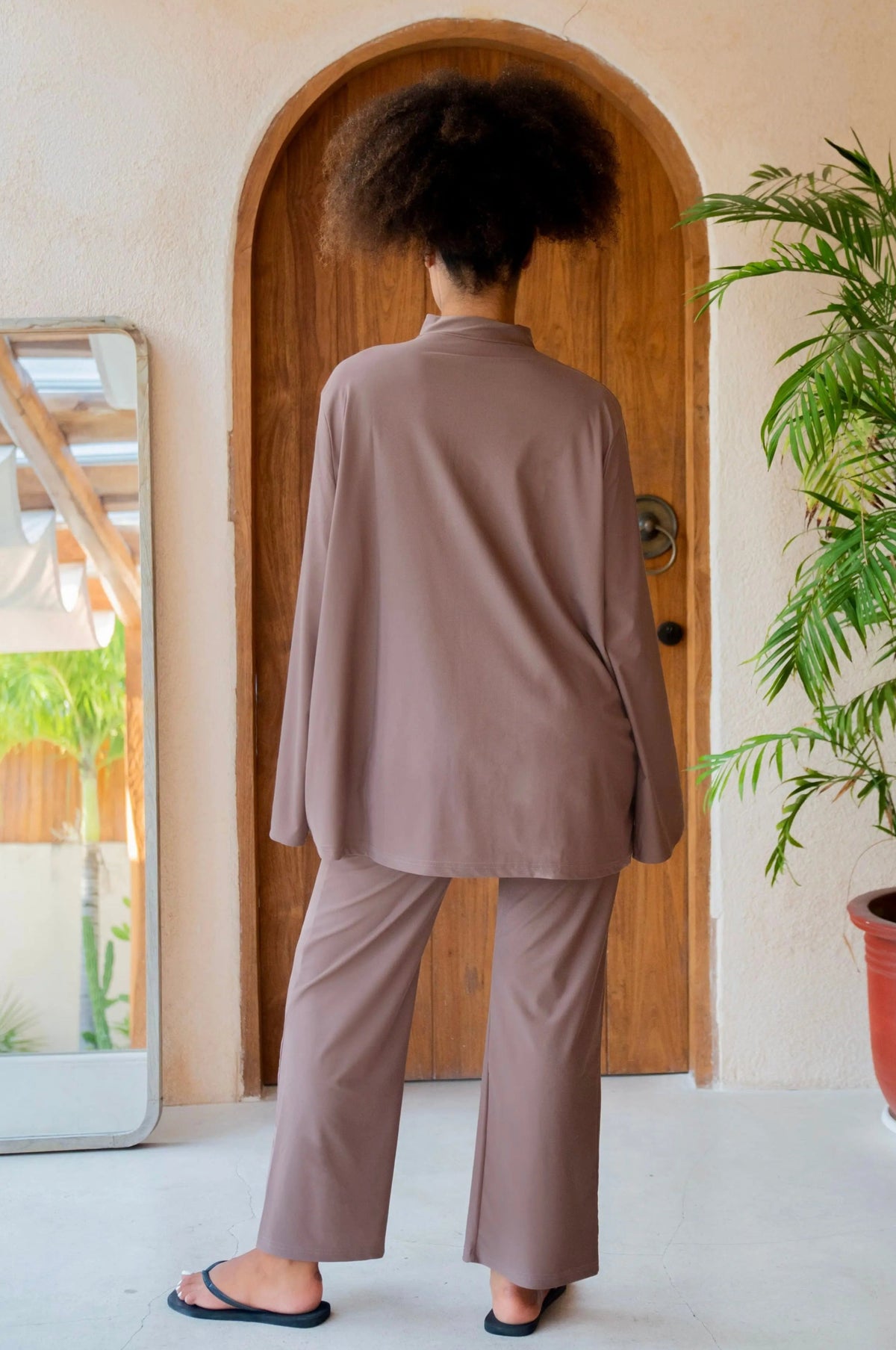 Burkini mira - 2 pièces - taupe Aliam swim