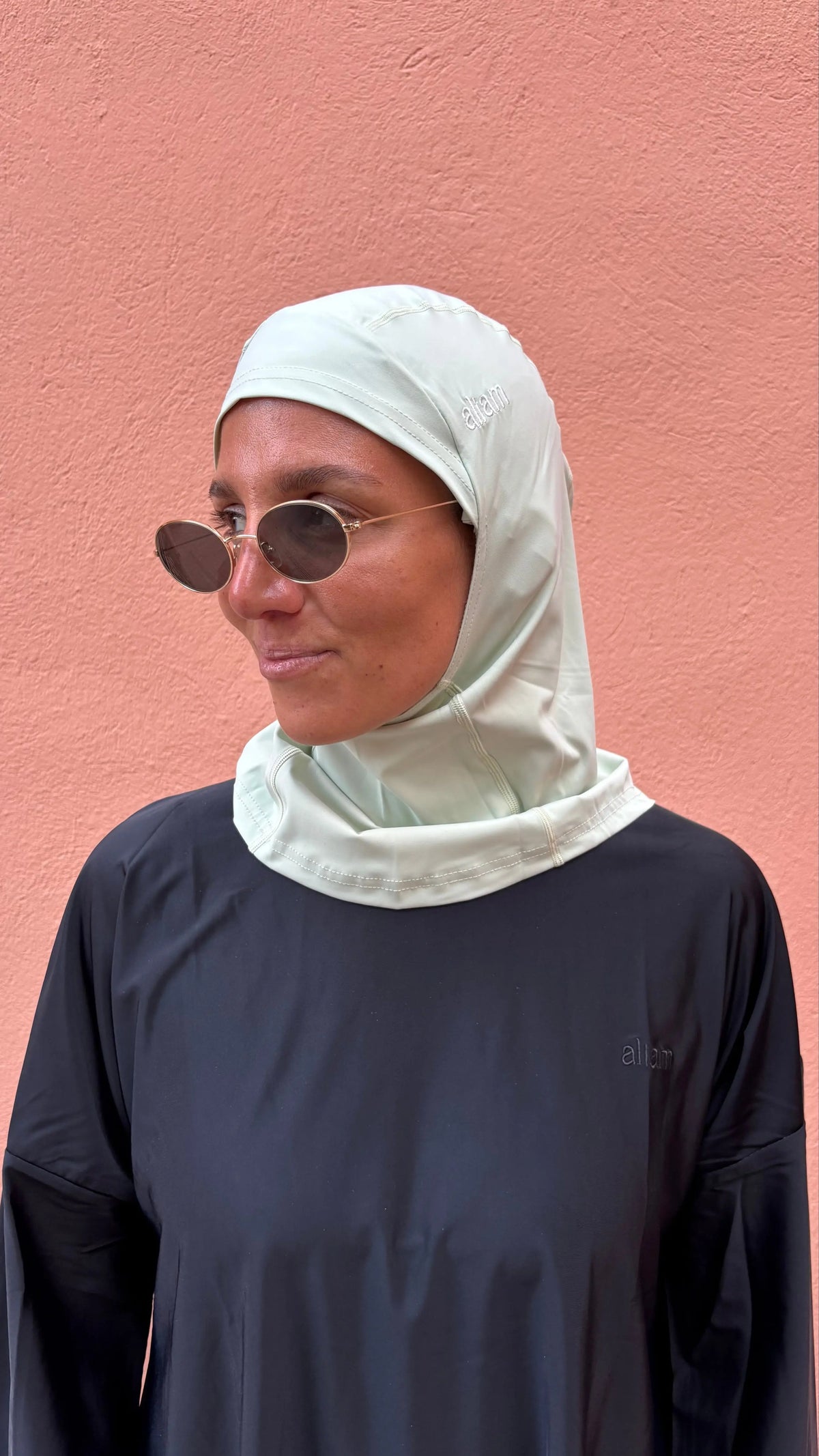 Hijab de sport et piscine - matcha Aliam swim