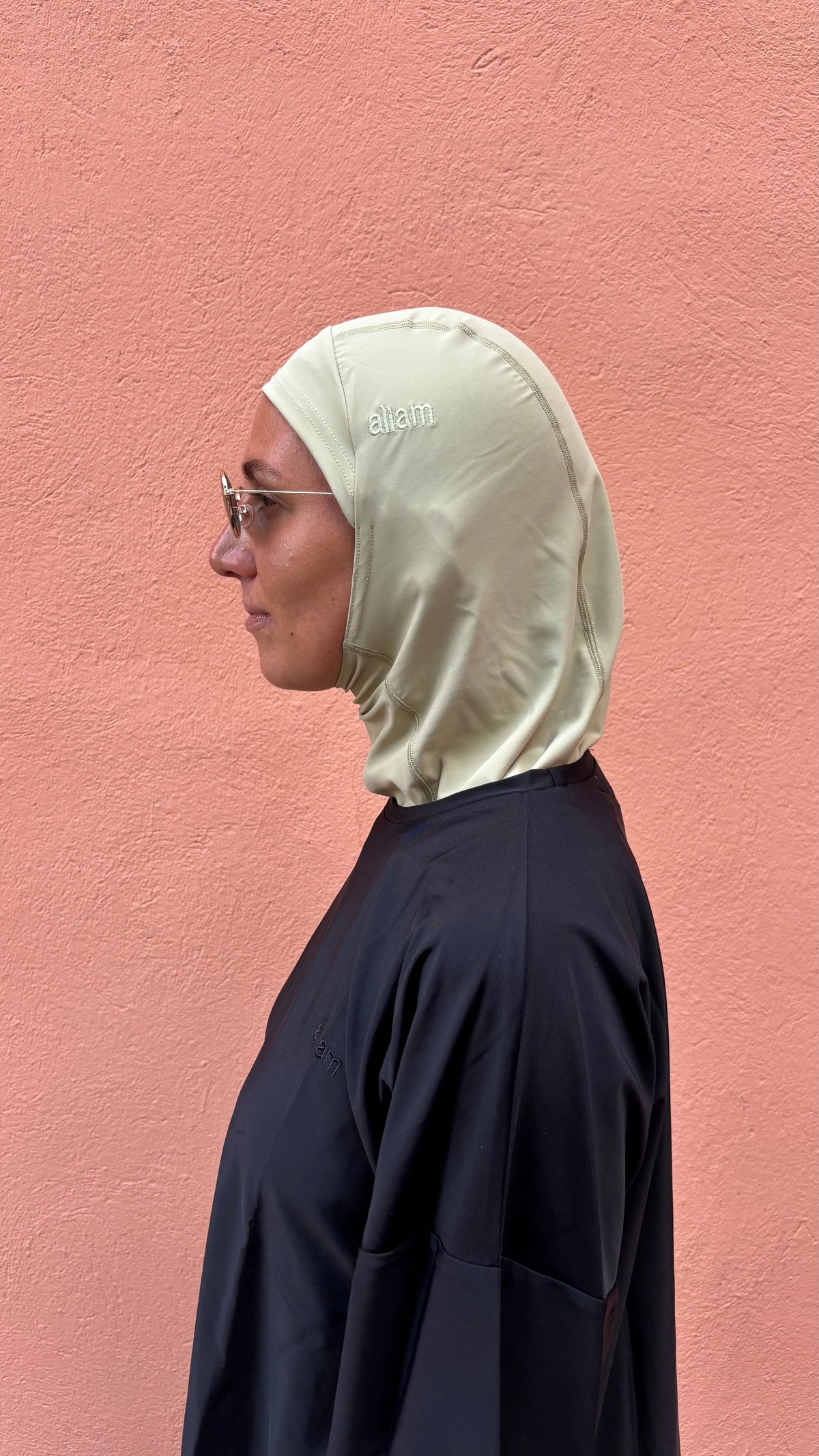 Hijab de sport et piscine - sauge Aliam swim