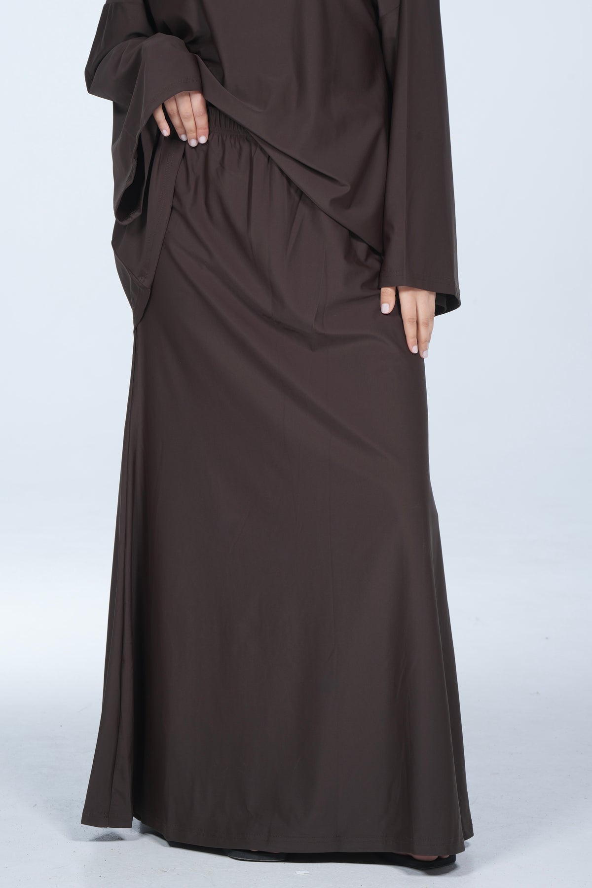 Rok met legging - donkere espresso